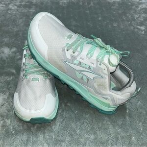 Altra Women's White & Mint Green Trail Running Shoes
